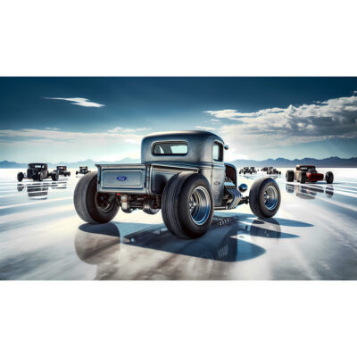 Old Fords Don’t Die – Salt Flat Racing Print