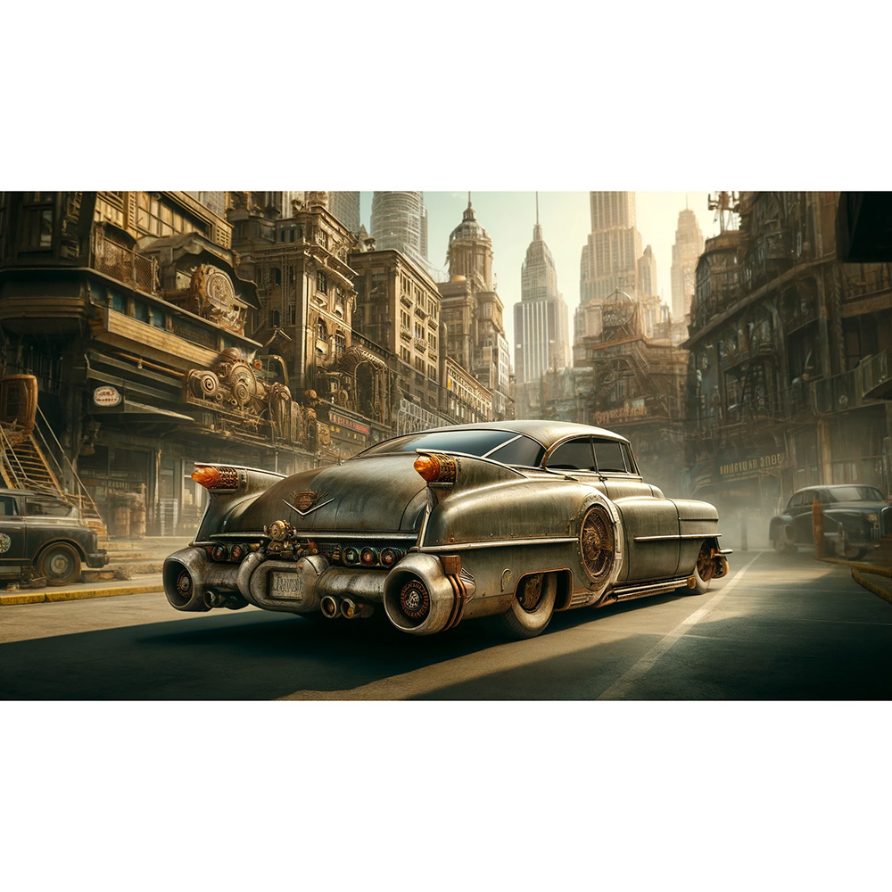 Rust & Ruin – Apocalyptic Steampunk Cadillac