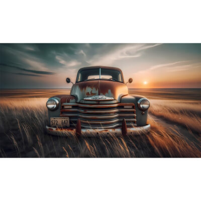Forgotten on the Prairie – 1950s Chevrolet Pickup