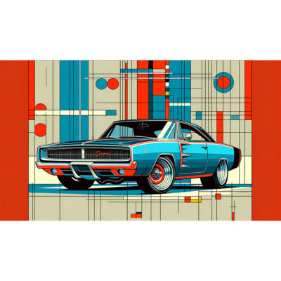 Bauhaus Burnout – American Muscle Meets Modernist Design