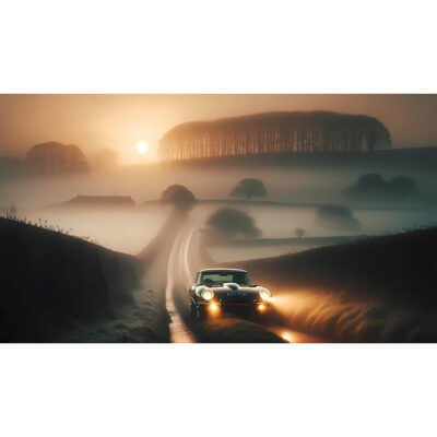 Dawn Drive – E-Type Jaguar Elegance