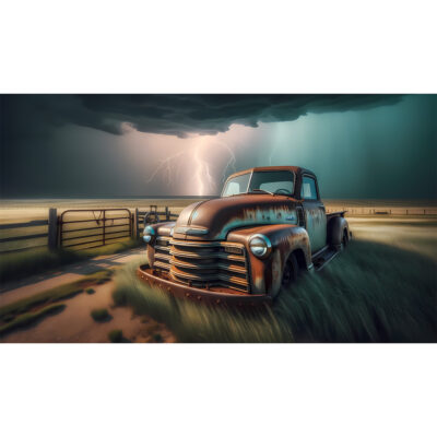 Storm-Bound Steel – Forgotten Chevrolet Pick Up