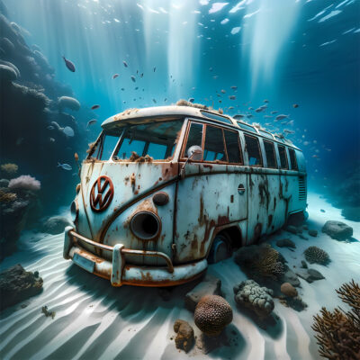 Sunken Time Traveller - VW Splitscreen