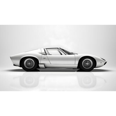 Lamborghini Miura – The Original Supercar, Redefined in Minimalism